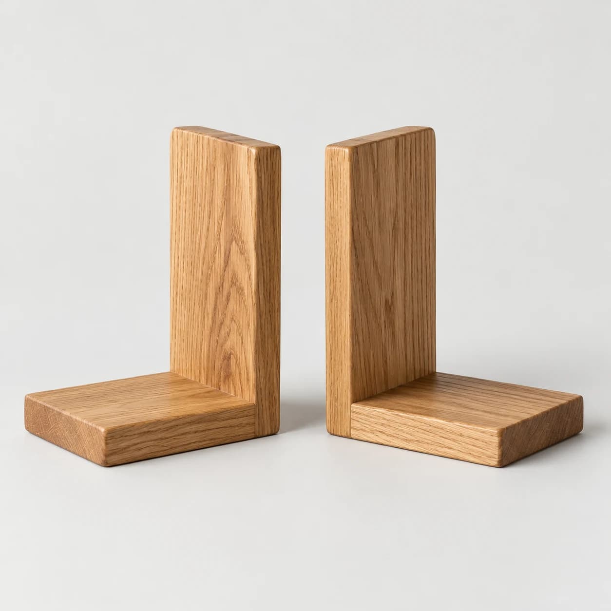 Oak Bookends